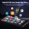 Lecteur mp3 144gb avec wifi et bleutooth, écran tactile 4.02" ips hd, lecteur mp4 avec haut-parleurs, lecteur de musique android