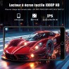 Lecteur mp3 144gb avec wifi et bleutooth, écran tactile 4.02" ips hd, lecteur mp4 avec haut-parleurs, lecteur de musique android