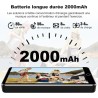 Lecteurs mp3 144 go avec bleutooth wifi, lecteurs mp4 2000 mah avec écran tactile 4 pouces et haut-parleur, lecteurs mp3 android
