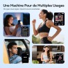 Agptek 128go mp3 bleutooth 5.4 avec haut-parleur, 2.4" grand écran lecteur mp3 sport en métal son hifi sans perte lecteur de mus