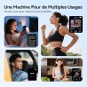 Agptek 128go mp3 bleutooth 5.4 avec haut-parleur, 2.4" grand écran lecteur mp3 sport en métal son hifi sans perte lecteur de mus