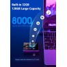 Mechen lecteur mp3 bleutooth 5.3, 32 go écran tactile mp3 lecteur usb c radio fm baladeur enfant, haut-parleur hd intégré, enreg