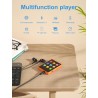 Lecteur mp3 bleutooth 5.3, mechen 2.4" tactile baladeur 32go numérique lecteur musique hifi audio usb sport avec radio fm haut-p