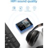 Lecteur mp3 bleutooth 5.3, mechen 2.4" tactile baladeur 32go numérique lecteur musique hifi audio usb sport avec radio fm haut-p