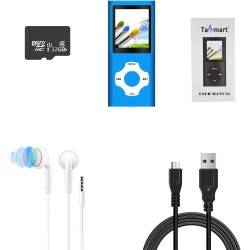 32Go Lecteur MP3, Portable Lecteur Musical sans Perte HiFi, Radio FM, Enregistreur Vocal, Lecteur Vidéo, E-Book, Lecteur MP3 Spo