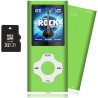 32Go Lecteur MP3, Portable Lecteur Musical sans Perte HiFi, Radio FM, Enregistreur Vocal, Vidéo, E-Book, Lecteur MP3 Sport pour 