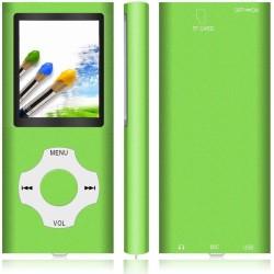 32Go Lecteur MP3, Portable Lecteur Musical sans Perte HiFi, Radio FM, Enregistreur Vocal, Vidéo, E-Book, Lecteur MP3 Sport pour 