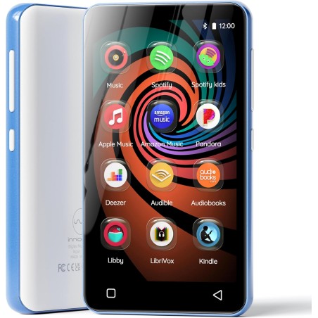 Innioasis lecteur mp3 160 go avec bleutooth et wifi, lecteur de musique android avec spotify, amazon music, lecteur mp3 à écran 