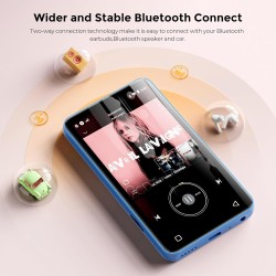 Innioasis lecteur mp3 160 go avec bleutooth et wifi, lecteur de musique android avec spotify, amazon music, lecteur mp3 à écran 