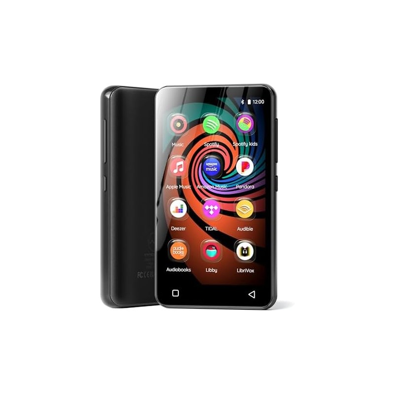 Innioasis lecteur mp3 160 go avec bleutooth et wifi, lecteur de musique avec spotify,écran tactile 4" android mp4 lecteur mp3 po