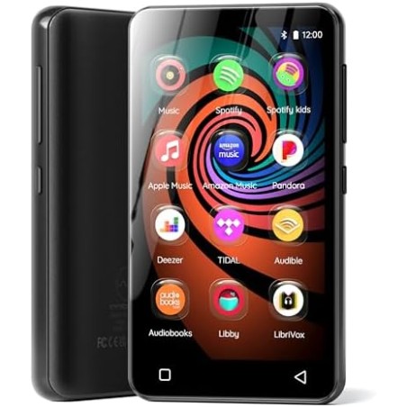 Innioasis lecteur mp3 160 go avec bleutooth et wifi, lecteur de musique avec spotify,écran tactile 4" android mp4 lecteur mp3 po