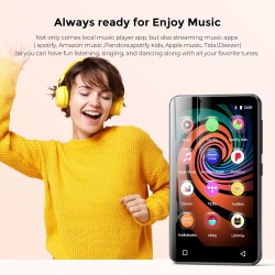 Innioasis lecteur mp3 160 go avec bleutooth et wifi, lecteur de musique avec spotify,écran tactile 4" android mp4 lecteur mp3 po