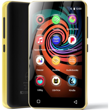 Innioasis lecteur mp3 160 go avec bleutooth et wifi, lecteur de musique android avec spotify, amazon music, lecteur mp3 à écran 