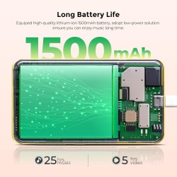 Innioasis lecteur mp3 160 go avec bleutooth et wifi, lecteur de musique android avec spotify, amazon music, lecteur mp3 à écran 