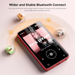 Innioasis lecteur mp3 160 go avec bleutooth et wifi, lecteur de musique android avec spotify, amazon music, lecteur mp3 à écran 