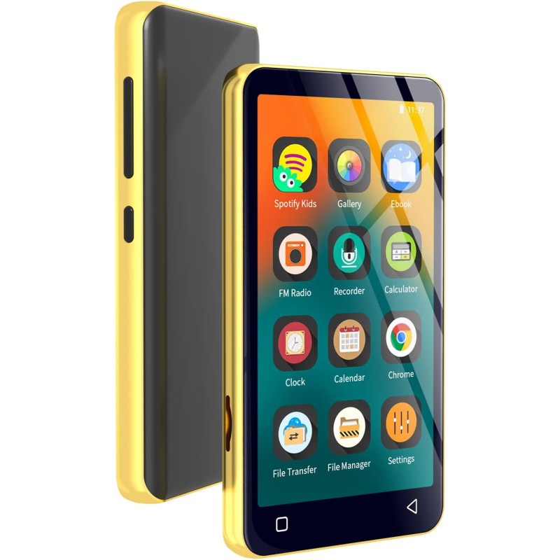 Innioasis lecteur mp3 avec bleutooth et wi-fi, écran tactile complet de 10.2 cm, lecteur mp4 mp3 avec spotify, son hifi portable