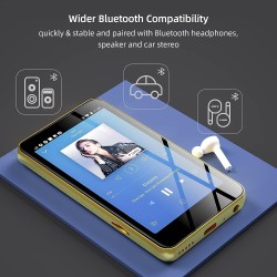 Innioasis lecteur mp3 avec bleutooth et wi-fi, écran tactile complet de 10.2 cm, lecteur mp4 mp3 avec spotify, son hifi portable