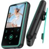 Agptek 64go lecteur mp3 bleutooth 5.3 avec clip, 1,8 pouces lecteur musique sport hifi avec reconnexion bleutooth automatique, r