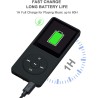8 Go/16 Go Lecteur de Musique MP3 Portable, Prend en Charge jusqu'à 64 Go de Carte mémoire SD, Son sans Perte, Lecteur MP3 HiFi,