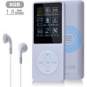 8 Go/16 Go Lecteur de Musique MP3 Portable, Prend en Charge jusqu'à 64 Go de Carte mémoire SD, Son sans Perte, Lecteur MP3 HiFi,