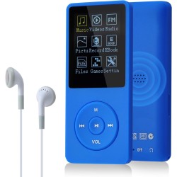 8 Go/16 Go Lecteur de Musique MP3 Portable, Prend en Charge jusqu'à 64 Go de Carte mémoire SD, Son sans Perte, Lecteur MP3 HiFi,