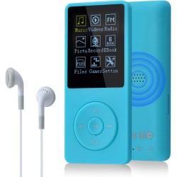 8 Go/16 Go Lecteur de Musique MP3 Portable, Prend en Charge jusqu'à 64 Go de Carte mémoire SD, Son sans Perte, Lecteur MP3 HiFi,