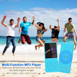 8 Go/16 Go Lecteur de Musique MP3 Portable, Prend en Charge jusqu'à 64 Go de Carte mémoire SD, Son sans Perte, Lecteur MP3 HiFi,