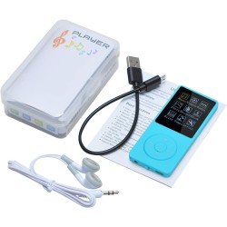 8 Go/16 Go Lecteur de Musique MP3 Portable, Prend en Charge jusqu'à 64 Go de Carte mémoire SD, Son sans Perte, Lecteur MP3 HiFi,