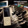 8 Go/16 Go Lecteur de Musique MP3 Portable, Prend en Charge jusqu'à 64 Go de Carte mémoire SD, Son sans Perte, Lecteur MP3 HiFi,
