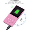 8 Go/16 Go Lecteur de Musique MP3 Portable, Prend en Charge jusqu'à 64 Go de Carte mémoire SD, Son sans Perte, Lecteur MP3 HiFi,