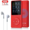 8 Go/16 Go Lecteur de Musique MP3 Portable, Prend en Charge jusqu'à 64 Go de Carte mémoire SD, Son sans Perte, Lecteur MP3 HiFi,