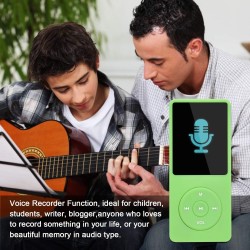 8 Go/16 Go Lecteur de Musique MP3 Portable, Prend en Charge jusqu'à 64 Go de Carte mémoire SD, Son sans Perte, Lecteur MP3 HiFi,