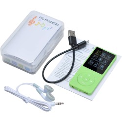 8 Go/16 Go Lecteur de Musique MP3 Portable, Prend en Charge jusqu'à 64 Go de Carte mémoire SD, Son sans Perte, Lecteur MP3 HiFi,
