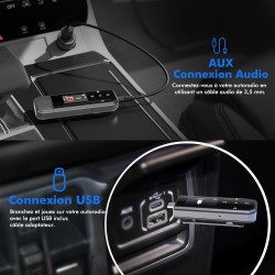 64go lecteur mp3 usb c portable bleutooth 5.3, type-c mini clip sport mp3 musique sans perte hifi avec enregistrement en un clic