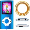 Mymahdi - Lecteur MP3/MP4 - Bleu foncé - Avec écran LCD de 1,8 pouces et fente de montage pour mémoire - Prise en charge maximal