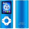 Mymahdi - Lecteur MP3/MP4 - Bleu foncé - Avec écran LCD de 1,8 pouces et fente de montage pour mémoire - Prise en charge maximal