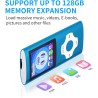 Mymahdi lecteur mp3 / mp4 bleutooth 5.0 avec carte mémoire 32 go, écran lcd 1,8 pouces, support jusqu'à 128 go, vidéo/enregistre