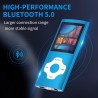 Mymahdi lecteur mp3 / mp4 bleutooth 5.0 avec carte mémoire 32 go, écran lcd 1,8 pouces, support jusqu'à 128 go, vidéo/enregistre