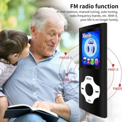 Mymahdi – Digital, Compact et Portable Lecteur MP3/MP4 (Max Support 64 G) avec Photo Viewer, E-Book Reader et Radio FM Enregistr