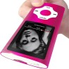 Mymahdi - Lecteur MP4/MP3 - Mobile - Rose - Avec écran LCD 1,8 pouces et fente pour mémoire de forme, prise en charge maximale 1