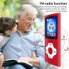 Mymahdi mp4 mp3 / portable, rouge with devaient 180 inch screen and led memory card, max support 128gb