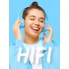 Agptek 32 go lecteur mp3 bleutooth 5.3 avec écran tft 2,4 pouces, lecteur de musique hifi avec haut-parleur, boutons tactiles, r