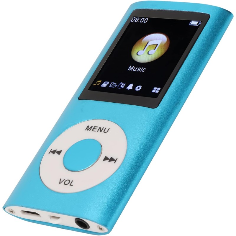 Lecteur MP3 64G, Lecteur de Musique MP3 à écran de 1,8 Pouces pour Les études Sportives, Prise en Charge MP3 WMA FLAC Ape AAC OG