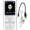 Lecteur MP3 64G, Lecteur de Musique MP3 à écran de 1,8 Pouces pour Les études Sportives, Prise en Charge MP3 WMA FLAC Ape AAC OG