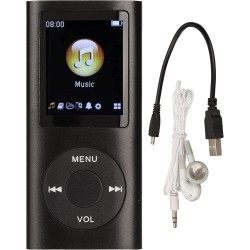 Lecteur MP3 64G, Lecteur de Musique MP3 à écran de 1,8 Pouces pour Les études Sportives, Prise en Charge MP3 WMA FLAC Ape AAC OG