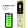 Lecteur MP3 64G, Lecteur de Musique MP3 à écran de 1,8 Pouces pour Les études Sportives, Prise en Charge MP3 WMA FLAC Ape AAC OG
