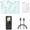 AGPTEK Mp3 Classique 16Go Ultra-Longue Autonomie Jusqu'à 70 Heures de Lecture Musique avec Ecran de 1.8 Pouces, Petit Lecteur MP