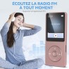 AGPTEK 64Go Lecteur MP3 Classique, Ultra-Longue Autonomie jusqu'à 70 Heures, Super Léger 30g, Lecture Musique sans Perte Hi-Fi, 