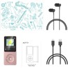 AGPTEK 64Go Lecteur MP3 Classique, Ultra-Longue Autonomie jusqu'à 70 Heures, Super Léger 30g, Lecture Musique sans Perte Hi-Fi, 