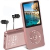 AGPTEK Lecteur MP3 16 Go sans Perte avec Écran 1,8", 70 Heures de Lecture, Lecteur de Musique Portable avec Écouteurs, Radio FM,